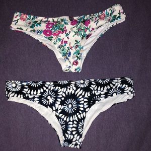 2 bikini bottoms